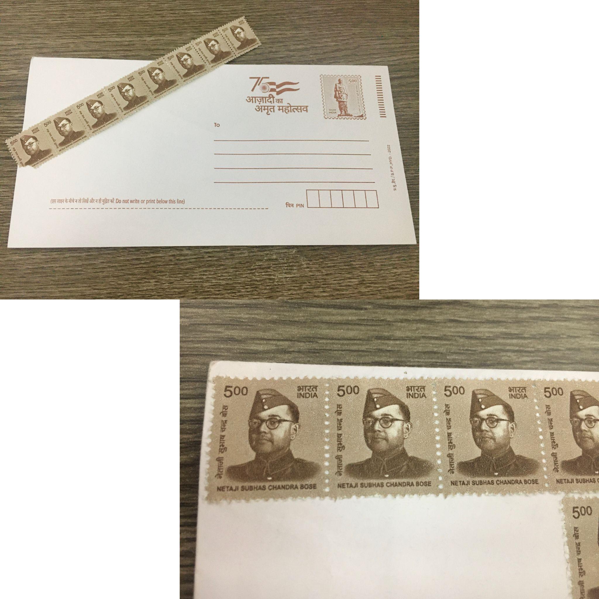 インド 手紙 郵送方法